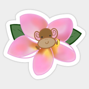 Molly Monkey Sticker
